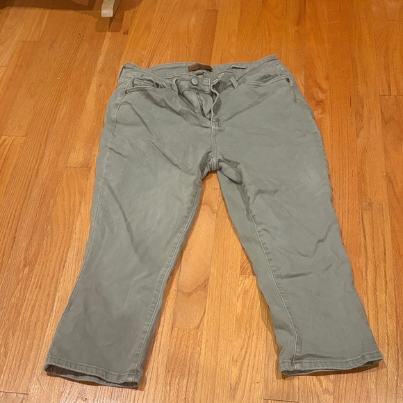 Judy Blue Sage Green Denim Pants - Picture 1 of 7